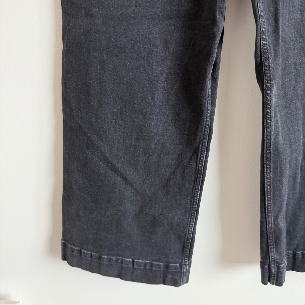 Anthropologie Pilcro Colette Croppd Denim Pants in Black Size 32 - Picture 5 of 8